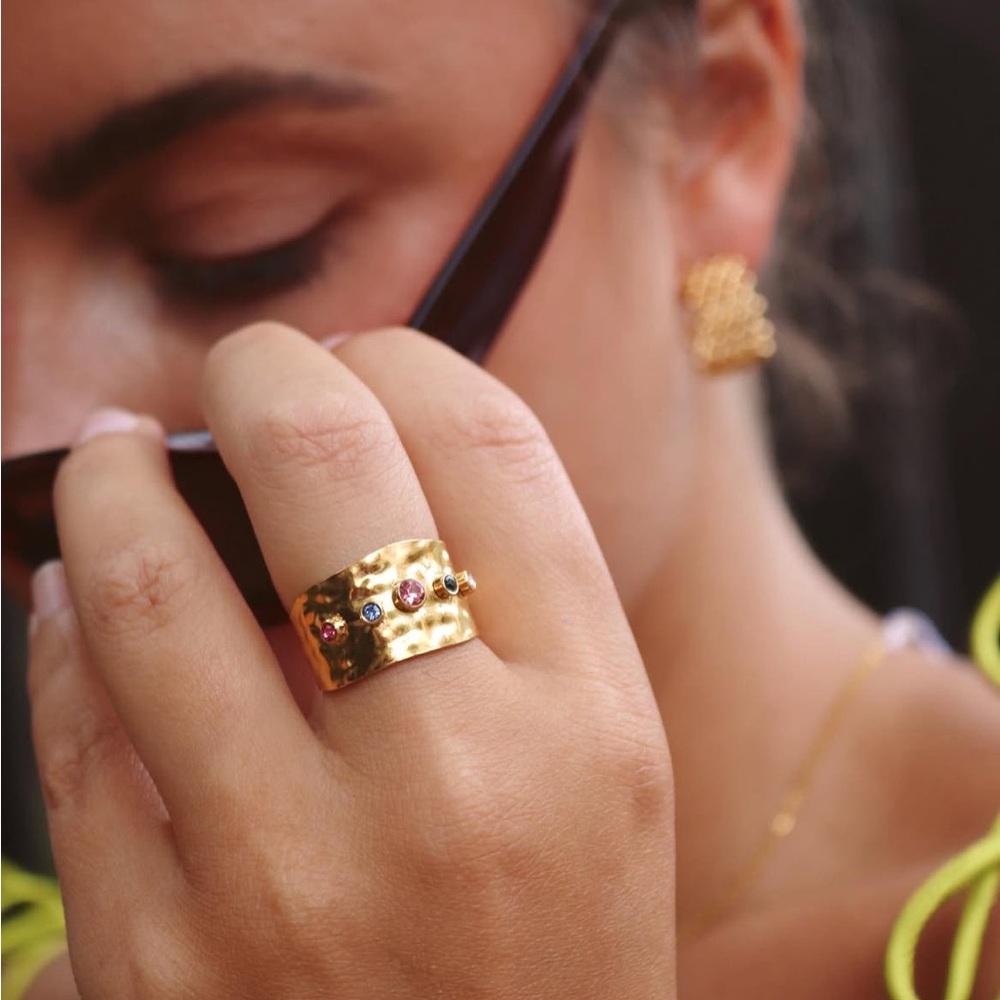 Liv Bella Vita Gold Multi-Stone Ring